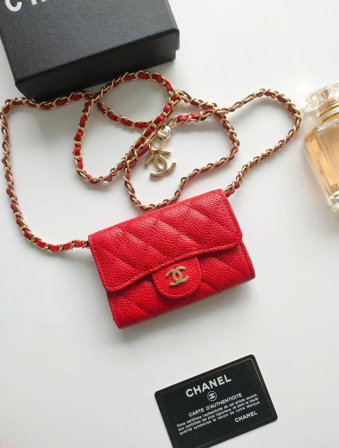 Sac rouge vif